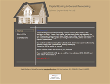 Tablet Screenshot of capitalroofingandremodeling.com
